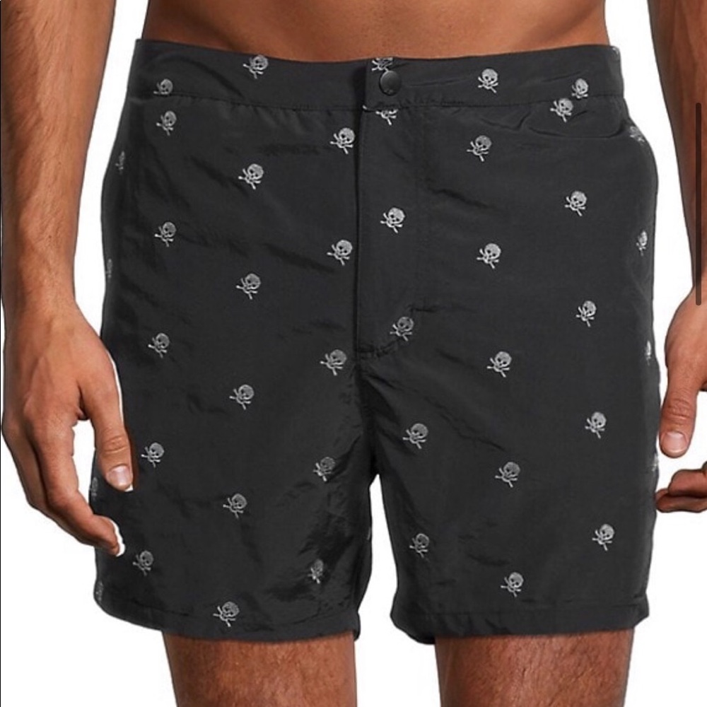 John Varvatos skull swimwear